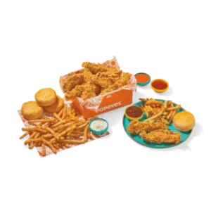 Popeyes 12 pc blackened chicken tenders family meal
