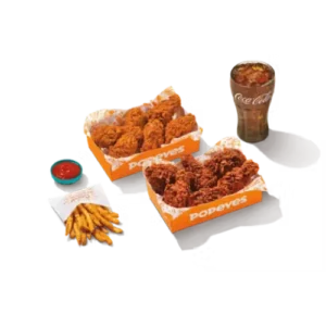 Popeyes Menu with Latest Prices | Updated August 2026 40 12 Pc Bone-in Wings combo