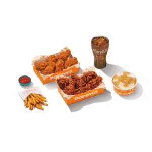 Popeyes Menu with Latest Prices | Updated August 2026 41 12Pc Bone-In Wings Large Combo