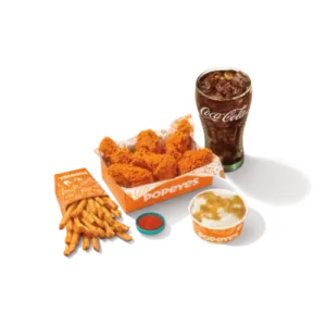 Popeyes Menu with Latest Prices | Updated August 2026 38 6Pc Bone-In Wings Large Combo