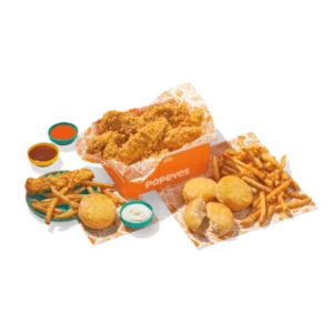 Popeyes 8 pc blackened chicken tenders family meal