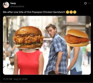 Top 10 Hilarious Popeyes Memes 2026 3 Chick-fil-A vs. Popeyes Memes