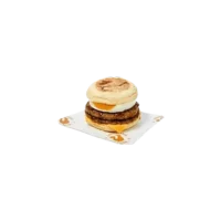 Popeyes Double Sausage, Egg, and Cheese Muffin