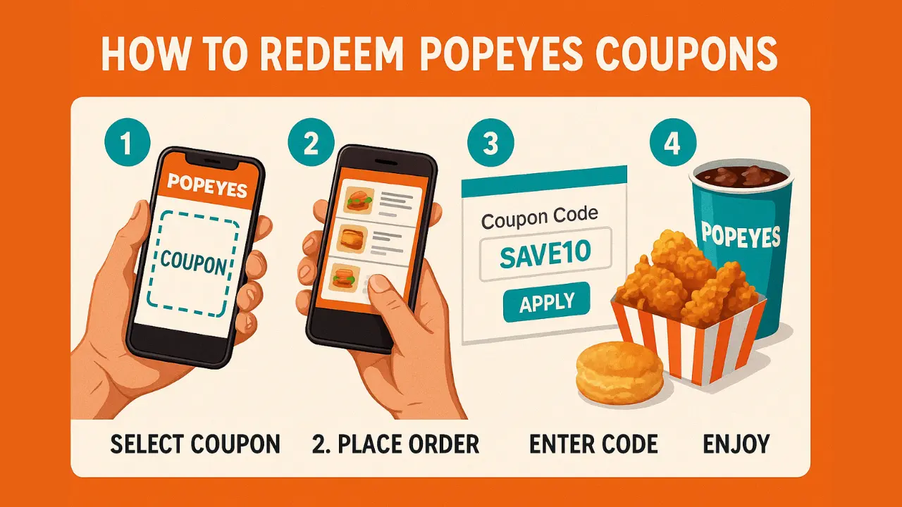 How to Redeem Popeyes Coupons and Promo Codes Online
