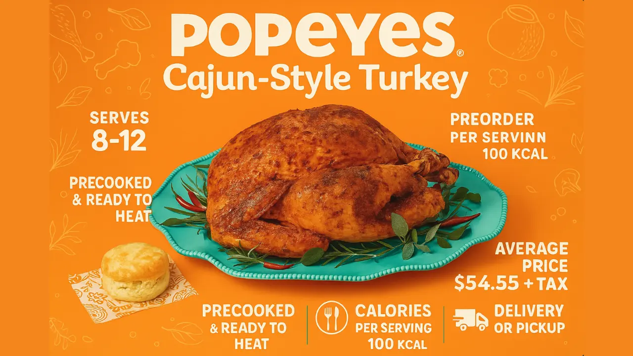 Popeyes Cajun-Style Turkey