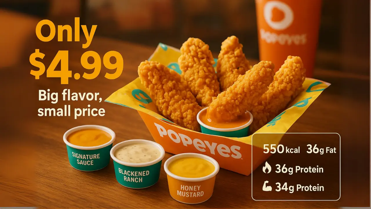 Popeyes Chicken Dippers Price