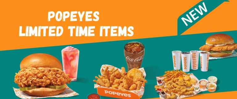 Popeyes Limited Time Items 