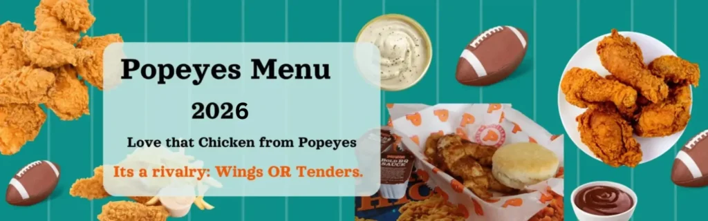 Popeyes Menu Hero Section 2026
