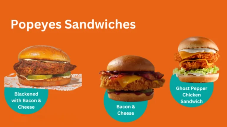 Popeyes Sandwiches-Glory of Popeyes menu