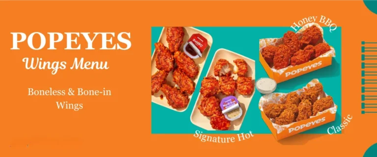 Popeyes Wings Menu