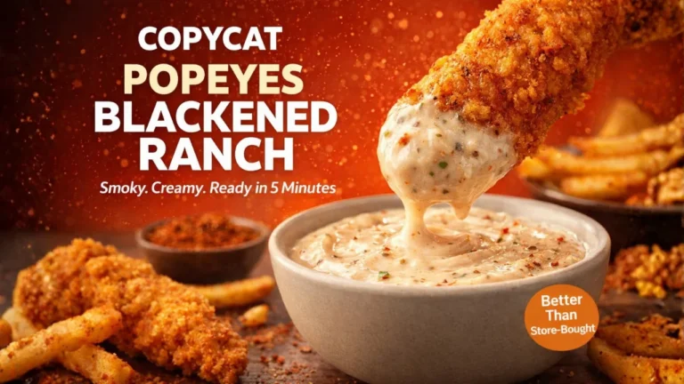 Popeyes blackened ranch