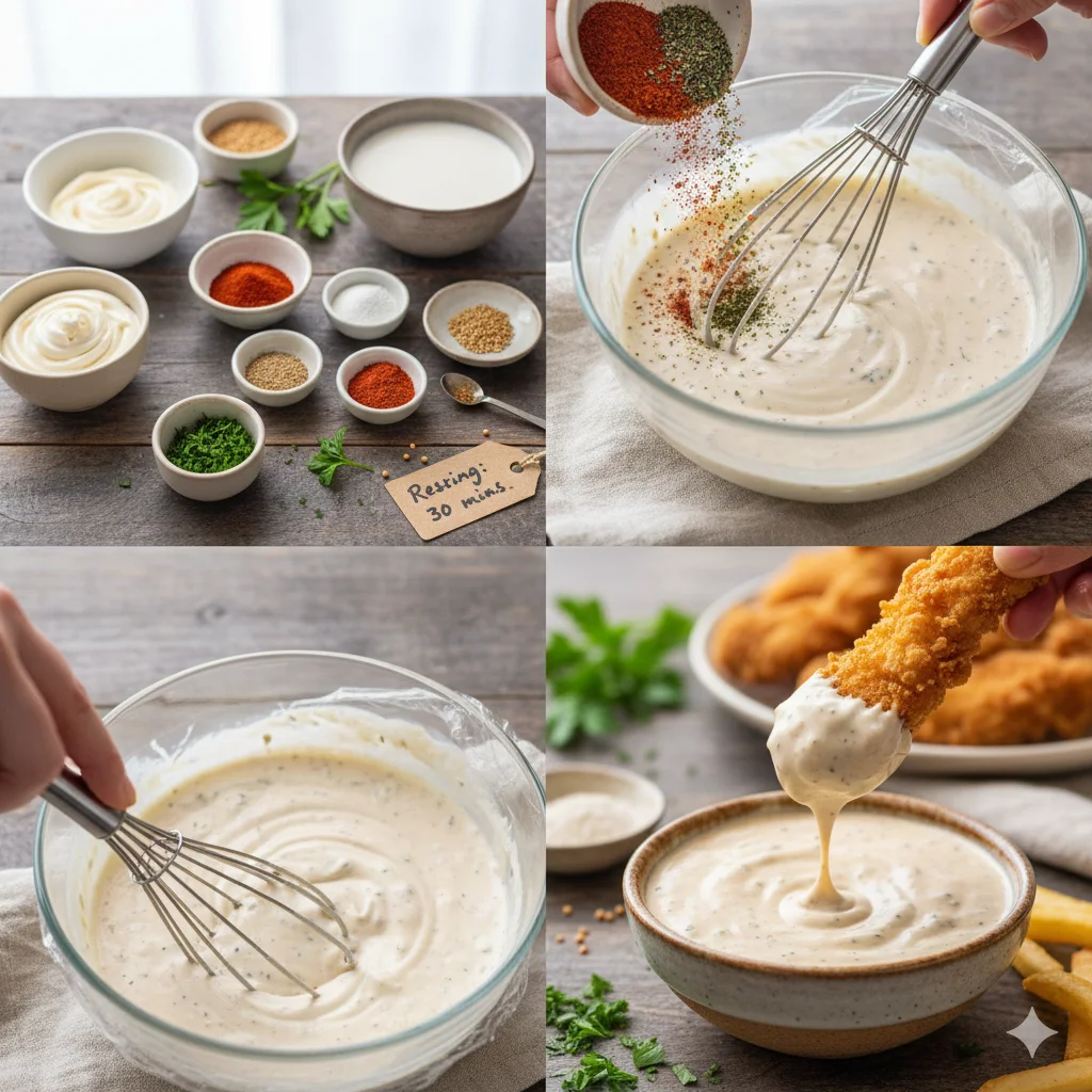 Popeyes blackened ranch sauce recipe