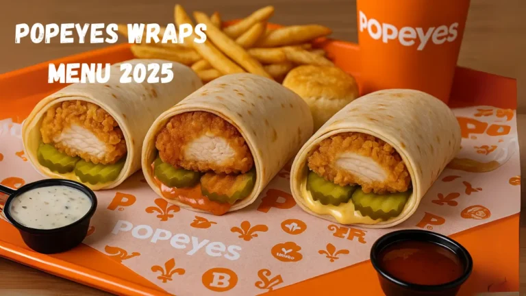 Popeyes wraps menu 2026