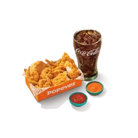 Popeyes Menu with Latest Prices | Updated August 2026 100 4 Pc Butterfly shrimp and 2 pc Tenders combo