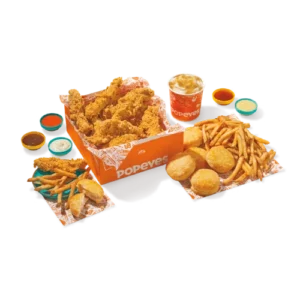 Popeyes Menu with Latest Prices | Updated August 2026 96 Popeyes 16pc tenders Family Meal